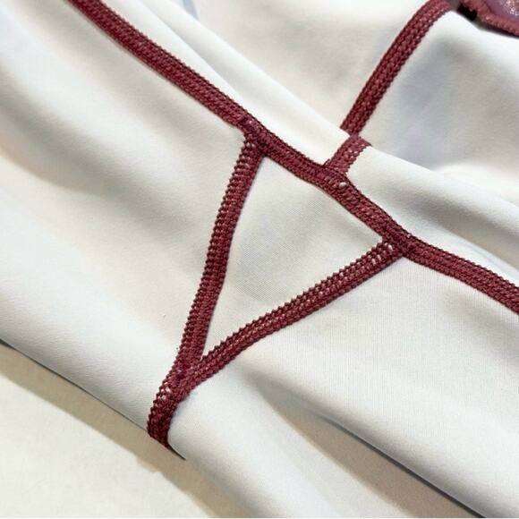 grrrl Leggings Metallic Purple/Pink Iridescent Print, Size "SAM" workout gym - Picture 11 of 15